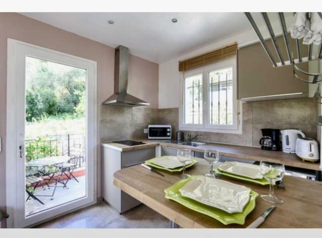 STUDIO EZE dans villa récente - Pied Village - Parking Gratuit Exterior foto